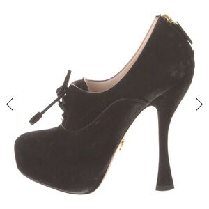 Prada Elegant Black High Heel Women's Shoes